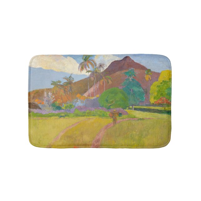 Paul Gauguin - Tahitian Landscape Badrumsmatta (Framsidan)