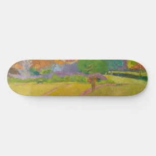 Paul Gauguin - Tahitian Landscape Mini Skateboard Bräda 18,5 Cm