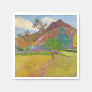 Paul Gauguin - Tahitian Landscape Pappersservett