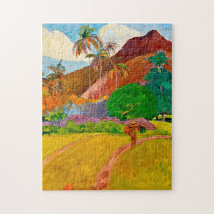 Paul Gauguin - Tahitian Landscape Pussel