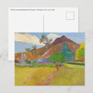 Paul Gauguin - Tahitian Landscape Vykort