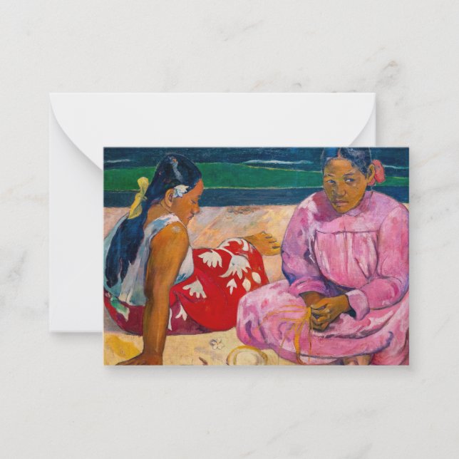 Paul Gauguin - Tahitian Women on the Beach Anteckningskort (Framsida)