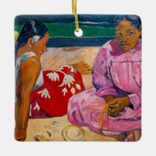Paul Gauguin - Tahitian Women on the Beach Julgransprydnad Keramik