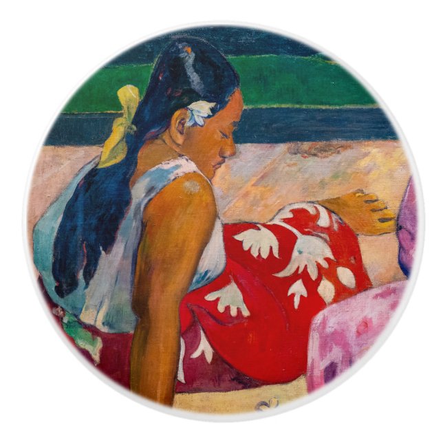 Paul Gauguin - Tahitian Women on the Beach Knopp (Framsidan)
