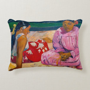 Paul Gauguin - Tahitian Women on the Beach Prydnadskudde