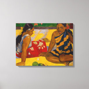 Paul Gauguin - Tahitian Women / Parau Api Canvastryck