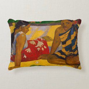 Paul Gauguin - Tahitian Women / Parau Api Prydnadskudde