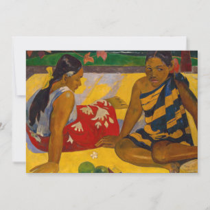 Paul Gauguin - Tahitian Women / Parau Api Tack Kort