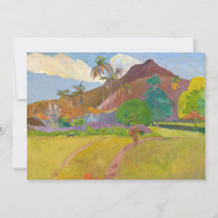 Paul Gauguin - Tahitisk landskap Inbjudningar