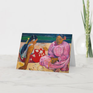 Paul Gauguin - Tahitiska kvinnor på stranden Kort