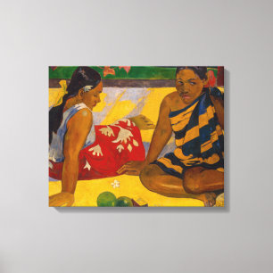 Paul Gauguin - Tahitiska Kvinnor / Parau Api Canvastryck