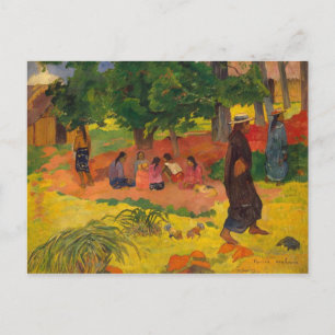 Paul Gauguin Taperaa Mahana 1892 Vykort