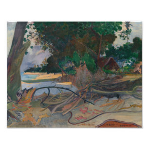 Paul Gauguin - Te burao - Hibiscus Träd Fototryck