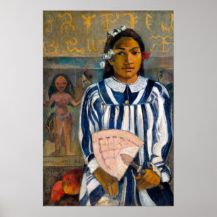 Paul Gauguin - Tehamanas förfäder Poster