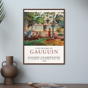 Paul Gauguin The Large Träd 1891 Art Tahiti Poster