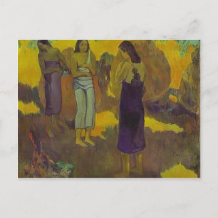 Paul Gauguin- Three Tahitian Women Vykort