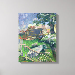 Paul Gauguin trägrinden eller, grisvårdaren, Canvastryck