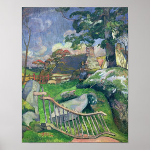 Paul Gauguin trägrinden eller, grisvårdaren, Poster