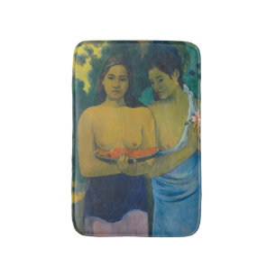 Paul Gauguin - Två Tahitian Women Badrumsmatta