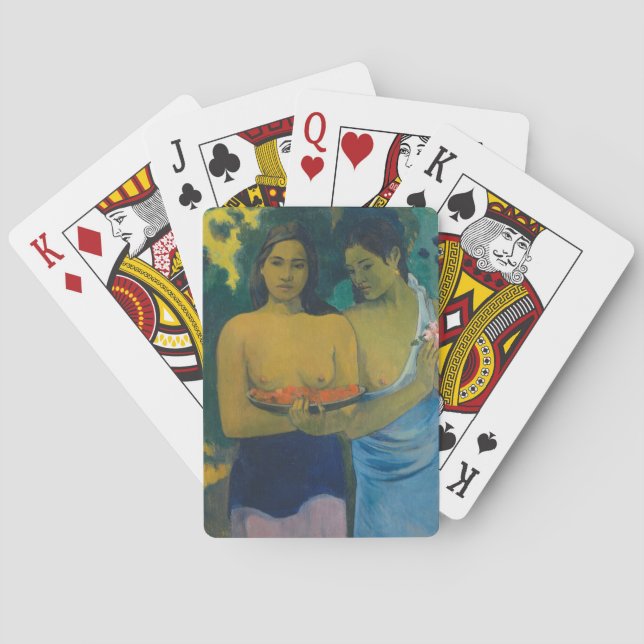 Paul Gauguin - Två Tahitian Women Casinokort (Baksidan)