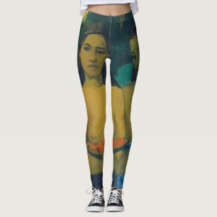 Paul Gauguin - Två Tahitian Women Leggings