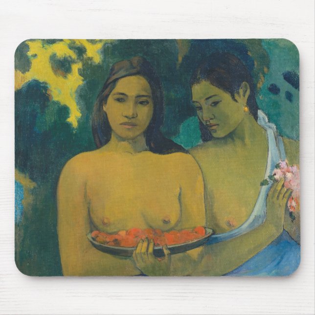 Paul Gauguin - Två Tahitian Women Musmatta (Framsidan)