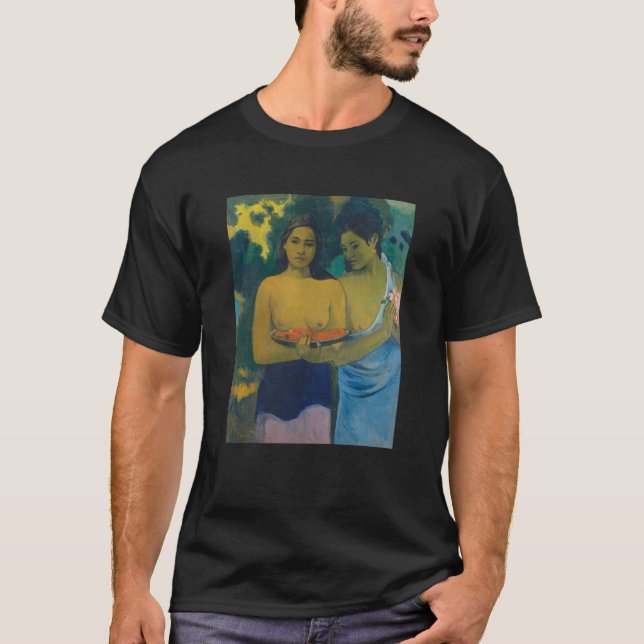 Paul Gauguin - Två Tahitian Women T Shirt (Framsida)