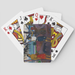 Paul Gauguin   under pandanusen, 1891 (olja på ca Casinokort