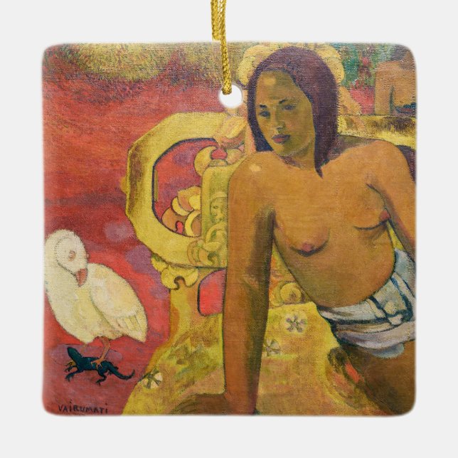 Paul Gauguin - Vairumati Julgransprydnad Keramik (Framsida)