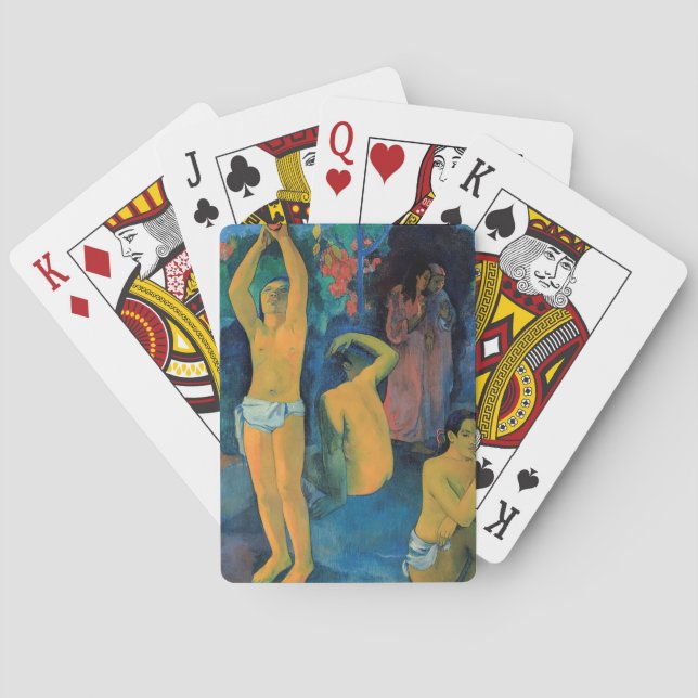 Paul Gauguin - varifrån Komar vi? Casinokort (Baksidan)