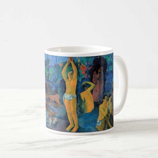 Paul Gauguin - varifrån Komar vi? Kaffemugg (Framsida höger)