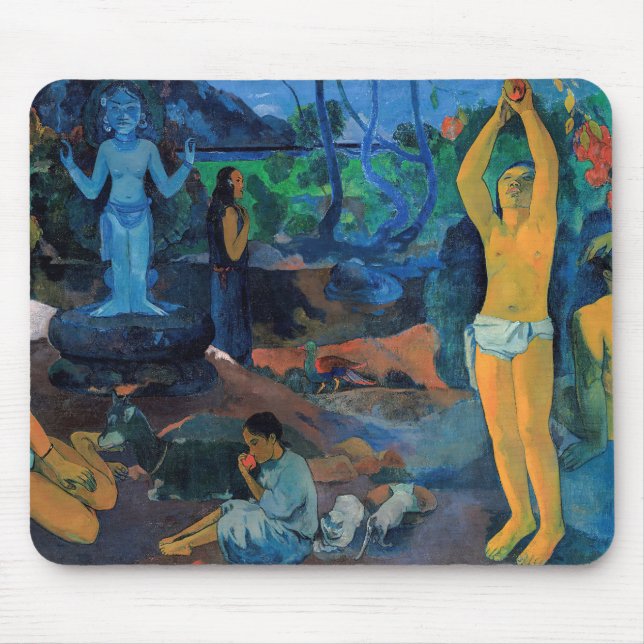 Paul Gauguin - varifrån Komar vi? Musmatta (Framsidan)