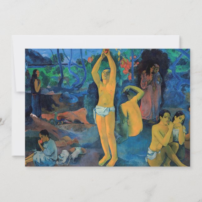 Paul Gauguin - Varifrån kommer vi? Inbjudningar (Framsida)