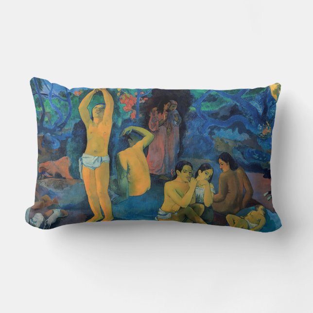 Paul Gauguin - Varifrån kommer vi? Lumbarkudde (Framsida)