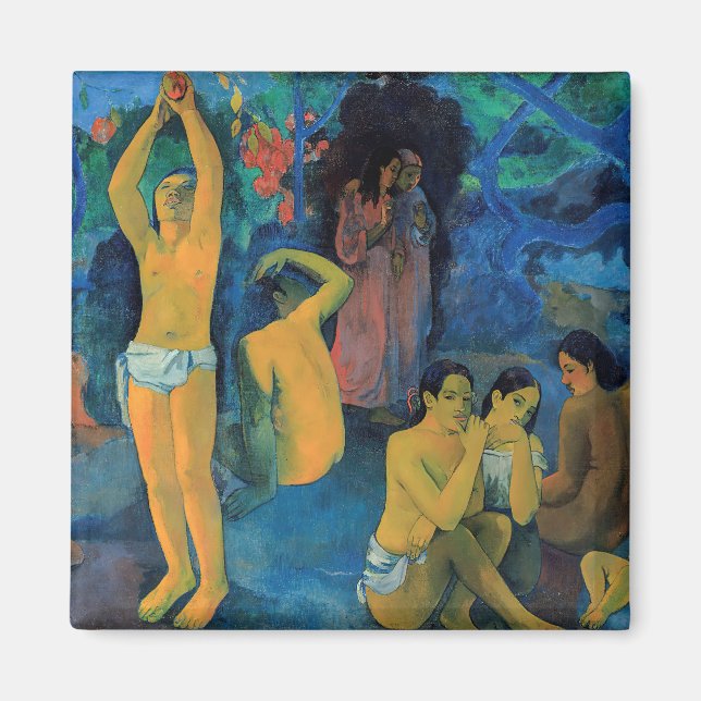 Paul Gauguin - Varifrån kommer vi? Magnet (Framsidan)