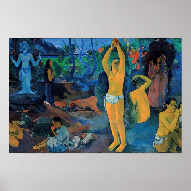 Paul Gauguin - Varifrån kommer vi? Poster (Framsidan)