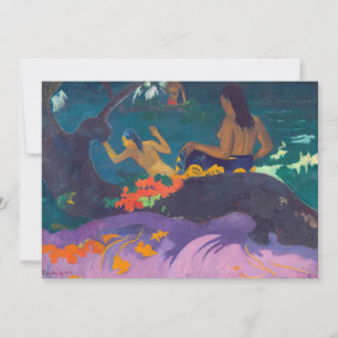 Paul Gauguin - Vid havet/Fatata te Miti Tack Kort