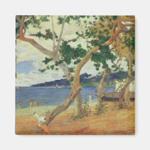 Paul Gauguin   vid seashoren, Martinique, 1887 ( Magnet