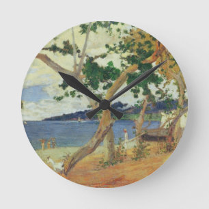 Paul Gauguin   vid seashoren, Martinique, 1887 ( Rund Klocka