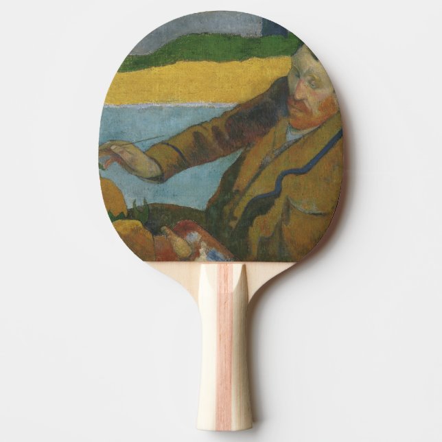 Paul Gauguin Vincent van Gogh målar solblommor Pingisracket (Framsidan)