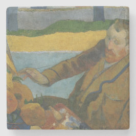 Paul Gauguin Vincent van Gogh målar solblommor Stenunderlägg