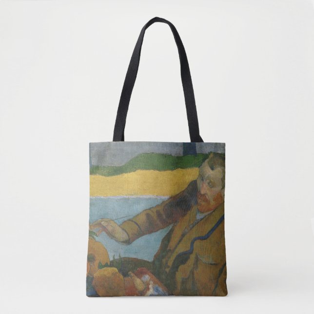 Paul Gauguin Vincent van Gogh målar solblommor Tygkasse (Framsida)