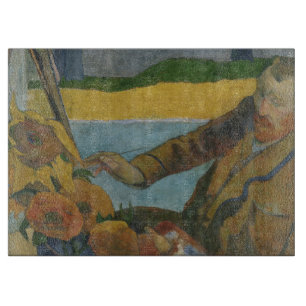 Paul Gauguin Vincent van Gogh målar solrosor