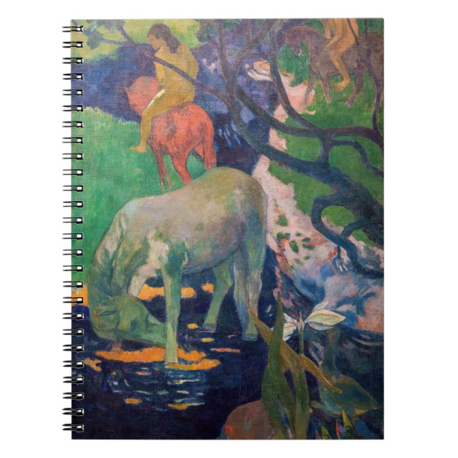 Paul Gauguin - Vita hästen Anteckningsbok (Framsidan)