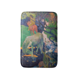 Paul Gauguin - Vita hästen Badrumsmatta