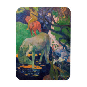 Paul Gauguin - Vita hästen Magnet