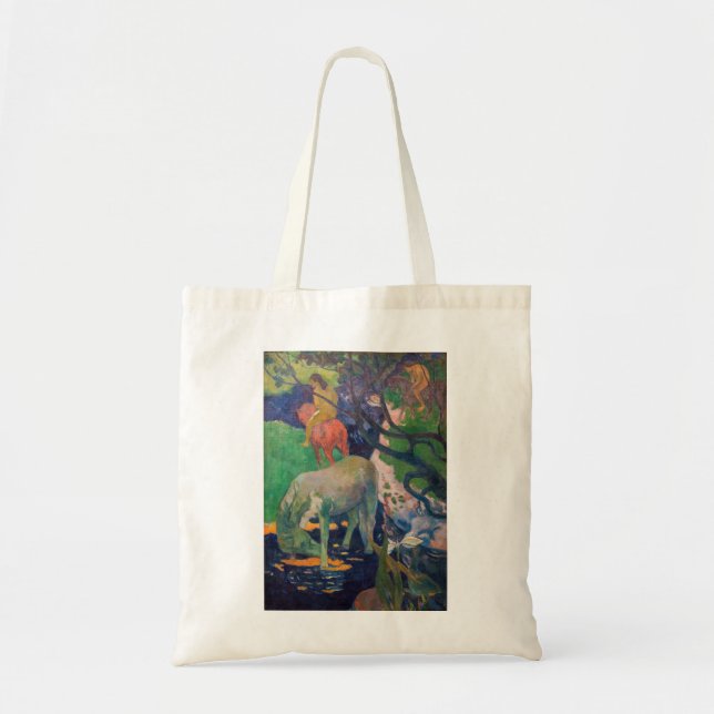 Paul Gauguin - Vita hästen Tygkasse (Framsidan)