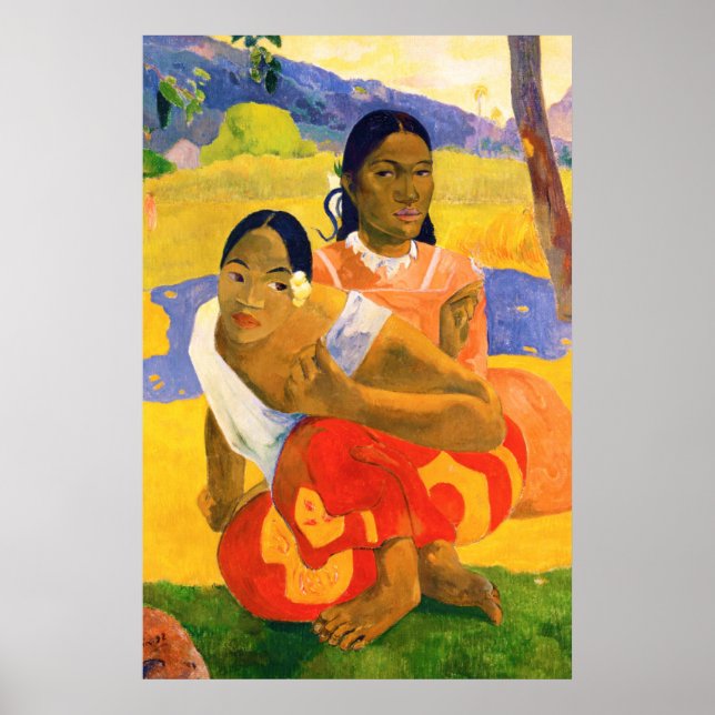 Paul Gauguin "When will you marry?" Poster (Framsidan)