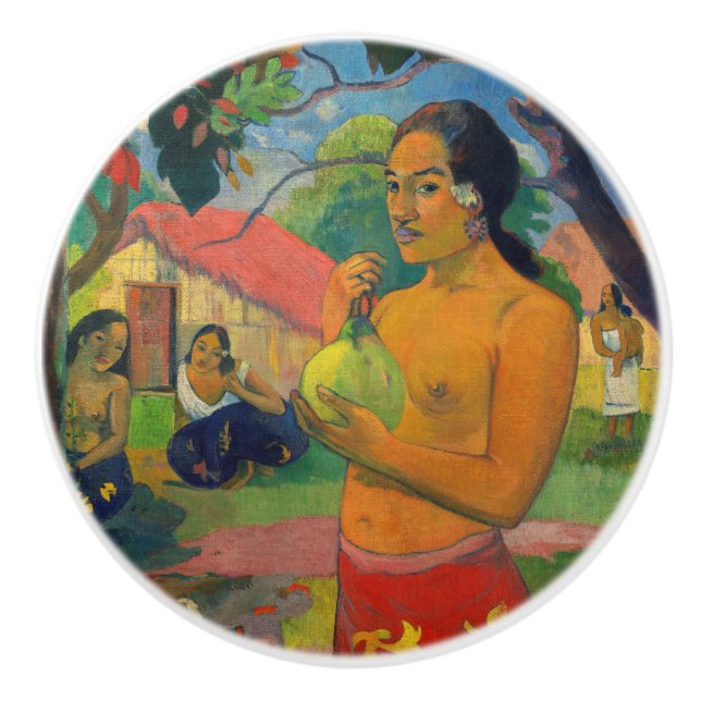 Paul Gauguin - Woman Holding a Fruit Knopp (Framsidan)