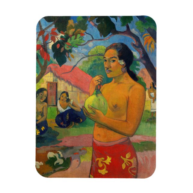 Paul Gauguin - Woman Holding a Fruit Magnet (Vertikal)